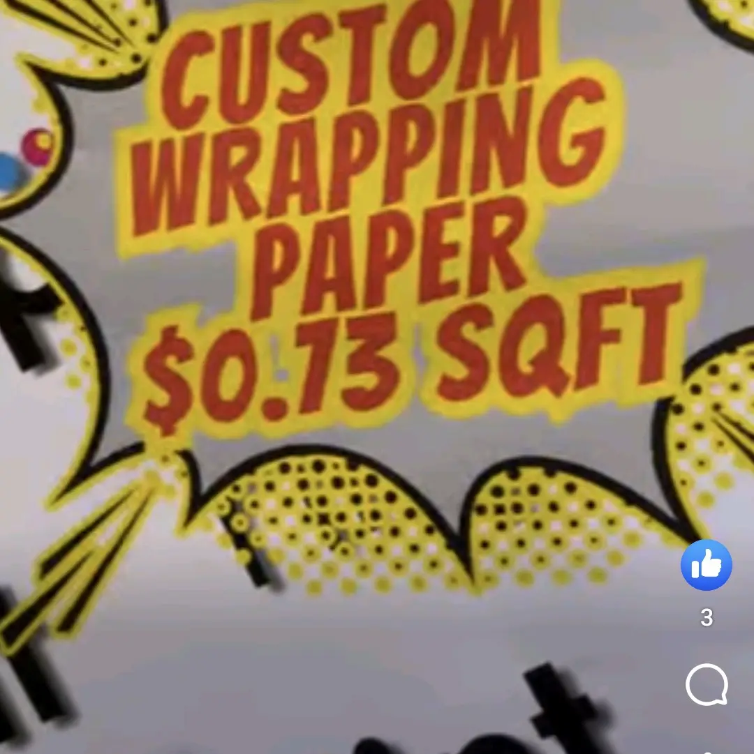 Custom wrapping paper Custom wrapping paper