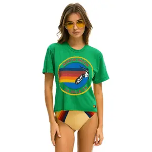 AVIATOR NATION LA JOLLA BOYFRIEND TEE - KELLY GREEN