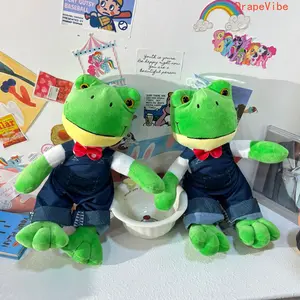 Frog Couple Plush Toy Long Leg Soft Stuffed Animal Cute Cozy Doll For Daily Decoration And Kids Daily Companion
