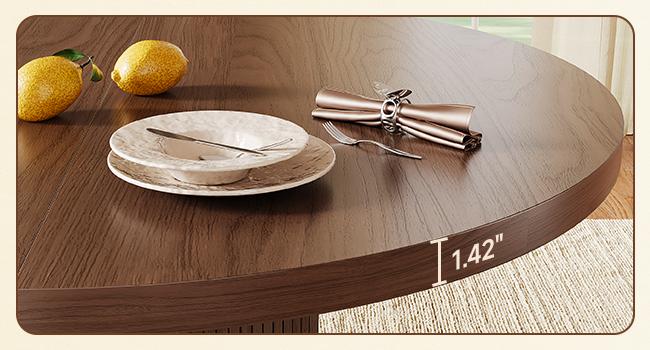 【BackToSchool】ONBRILL 41-78 Inch Extendable Dining Table for 4-8, Gorgeous Fluted Expandable Kitchen Table with Storage, 2 Leaf, Mid Century Modern Oval Dinner Tables for Dining Room, Kitchen, Living Room BackToSchool 【BackToSchool】ONBRILL 41-78 Inch Extendable Dining Table for 4-8, Gorgeous Fluted Expandable Kitchen Table with Storage, 2 Leaf, Mid Century Modern Oval Dinner Tables for Dining Room, Kitchen, Living Room BackToSchool