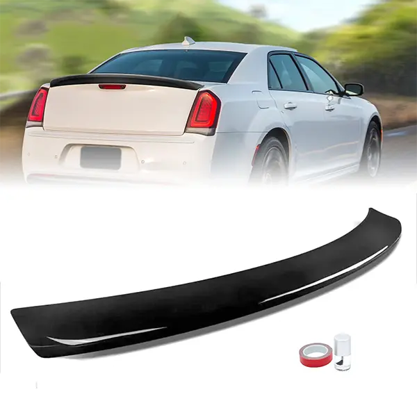 For Chrysler 300 300S 300C 2011-2023 Trunk Rear Spoiler Wing Lip Glossy Black