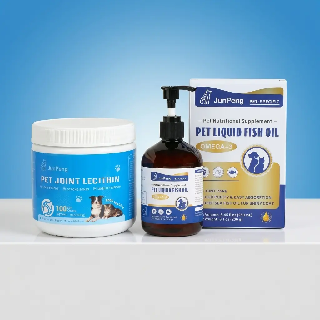 Dog Hip & Joint + Omega-3 Fish Oil Bundle – Natural Joint Support & Shiny Coat Kit for Dogs & Cats