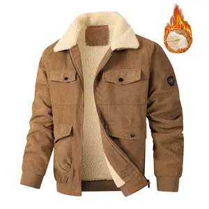 Men's Heavy Weight Fleece Full-Zip Jacket, Thick Warm Winter Zip-Up Coat, Casual Plain Long Sleeve Outerwear, US Size XS-XXL  men's clothing jackets, Zip Up Jackets, Longsleeves Solid Zip Front jackets