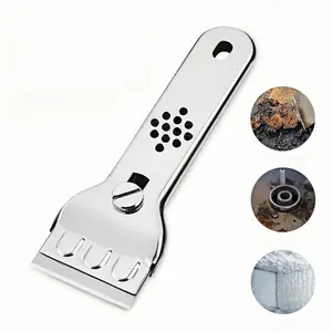 Stainless Steel Cleaning Scraper, Ice Scraper, Kitchen Cleaning Tool, Household Cleaning Tool for Home Kitchen, Kitchenware