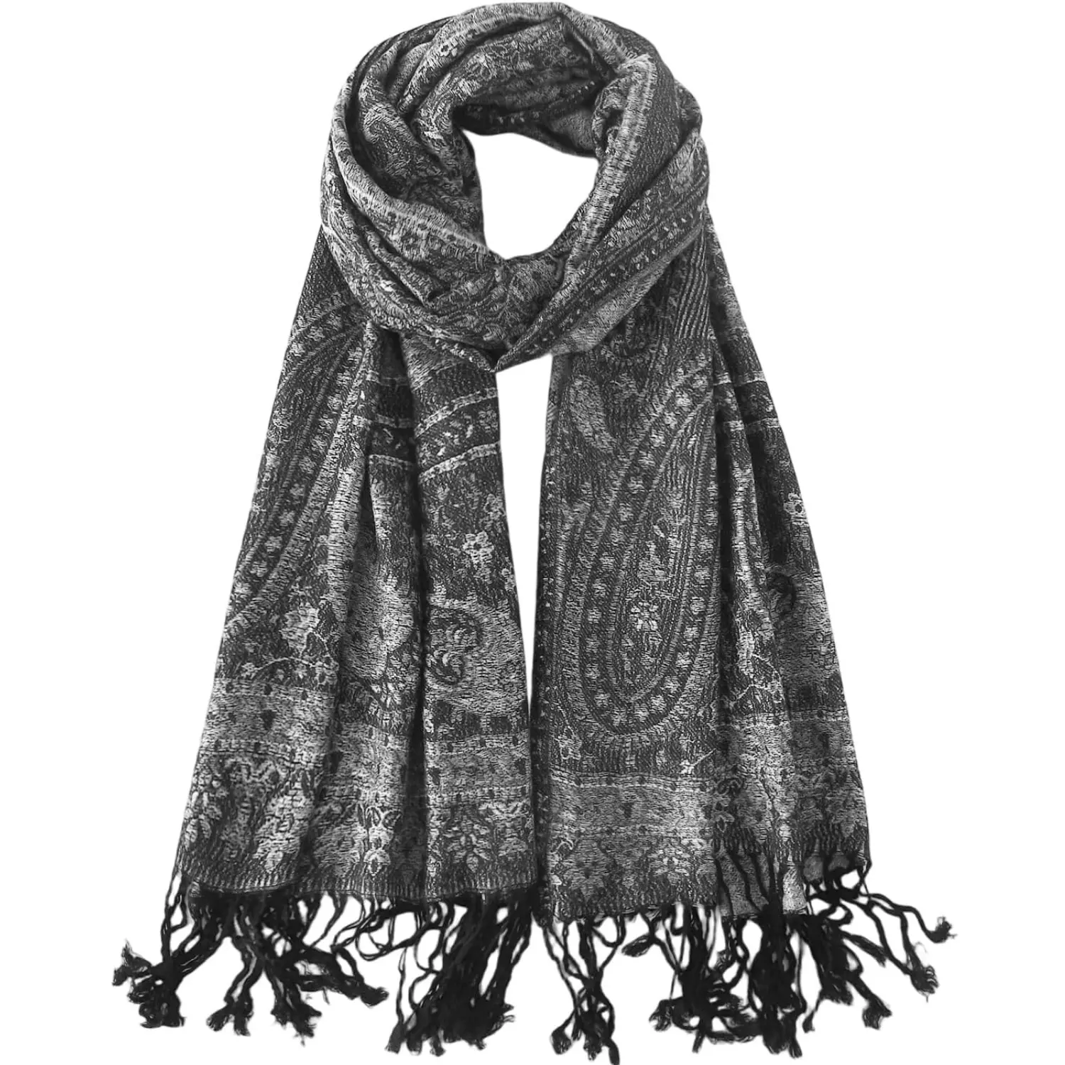 Paisley Pashmina Scarf Shawl Wrap for Men Women