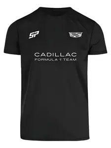 Chevrolet Cadillac F1 Racing T-Shirt, High Performance Car Enthusiast Gear, Ideal Gift for Auto Lovers, Casual Long Sleeve Top
