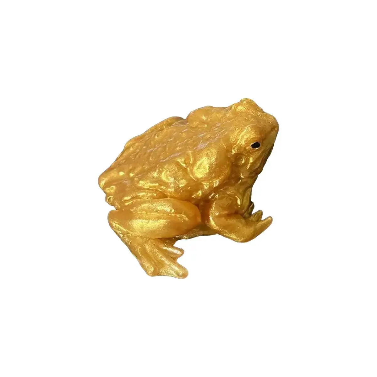 1Pc Tiny Random Color Frog Squishy Toy - Realistic Green Yellow Silicone Toad Slow Rising Mochi Fidget Toy, Portable Aesthetic Desk Decor for Teens, Calming Tactile Satisfaction Gift for Family Friends, Matches Heart Pop Keychain Party Pack