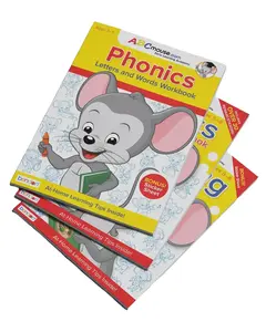 ABCmouse Phonics Booster Bundle – Comprehensive Phonics Workbooks for Kids Ages 3-8, Letter-Sound Relationships, Word Families, Blends, Digraphs, and Reading Skills, Perfect for Homeschool