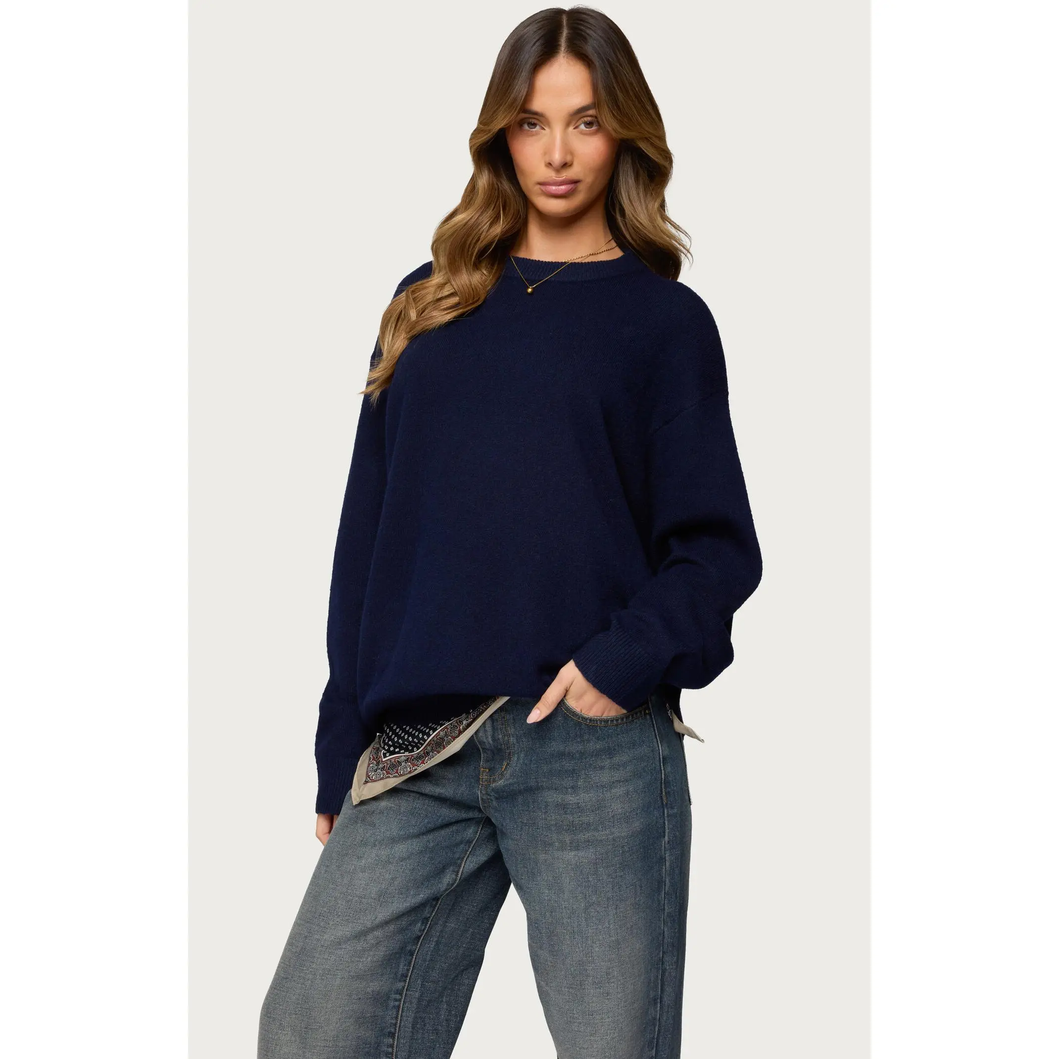 Edikted Women's Ximenia Cutout Back Sweater