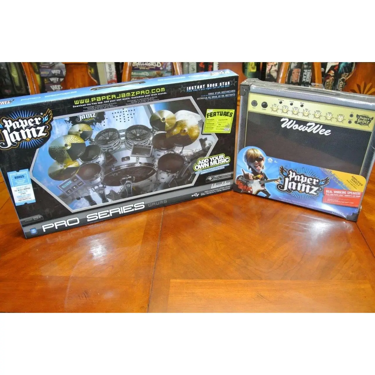 WowWee PAPER JAMZ Pro Series Drums Set with Amplifier Speaker