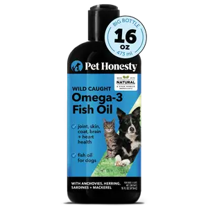 Pet Honesty Omega-3 Fish Oil For Dogs - 16 Ounce Bottle