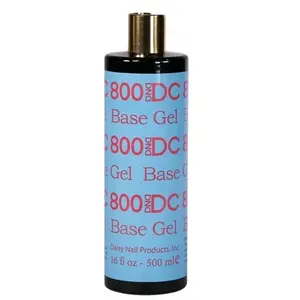 DND DC Base Gel Top Coat - 16 fl oz - 500 ml for Nail Care and Manicure - Ideal for Nail Polish and Cuticles