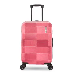 American Tourister NXT Hardside Carry On Spinner Suitcase - Flamingo