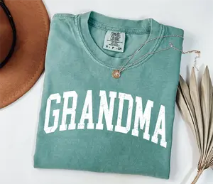 Comfort Colors Custom Grandma Shirt, Personalized Mama Tee, Mama Nana Gigi Mimi, Mothers Day Shirt, Mom Birthday Shirt