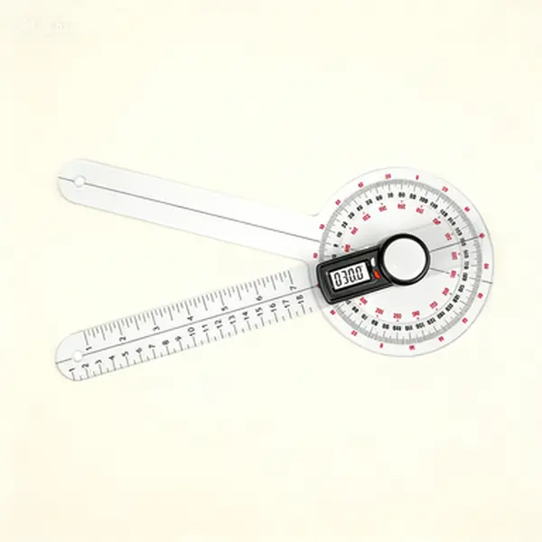 Digital Goniometer 12 Inch for Joint Range of Motion Measurement New Version, Reusable ROM Tool with Digital Display, Professional Angle Measurement Device for Physical Therapy, Accurate and Easy to Read