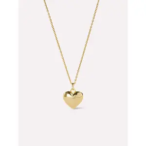 Gold Heart Necklace - Lev Small