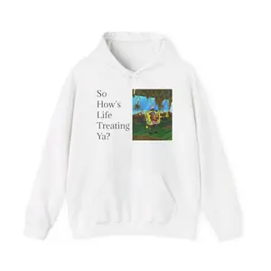 Life Is Hard Spongebob Unisex Heavy Blend™ Hooded Sweatshirt