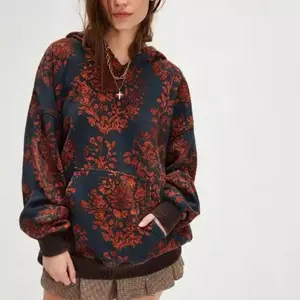 Women's Hoodie 3D Printing Fashion Hooded Sweatshirt Long Sleeve Fabric