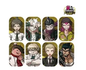 Danganronpa Square Badges  Anime Character