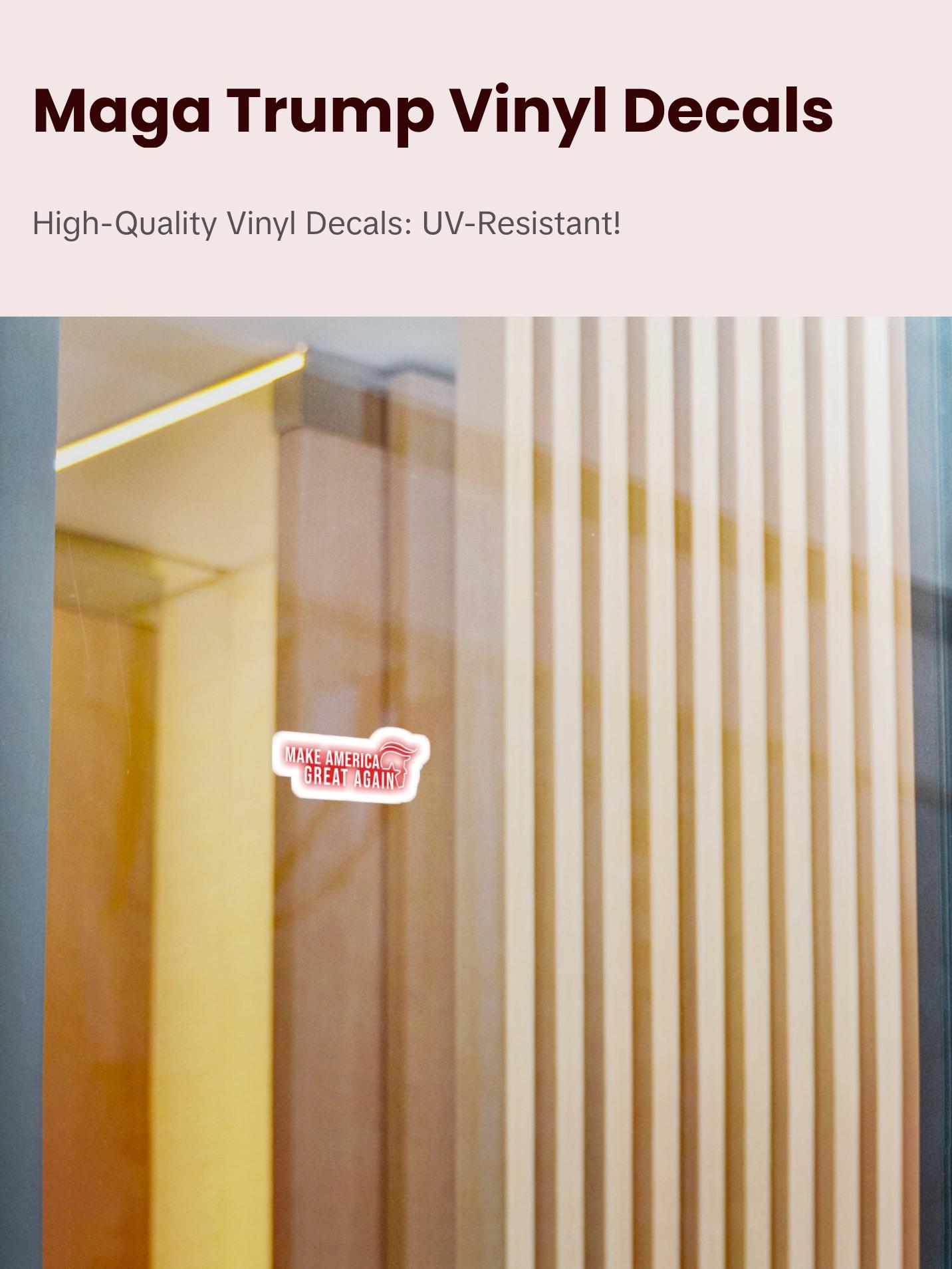 MAGA Trump Vinyl Decals