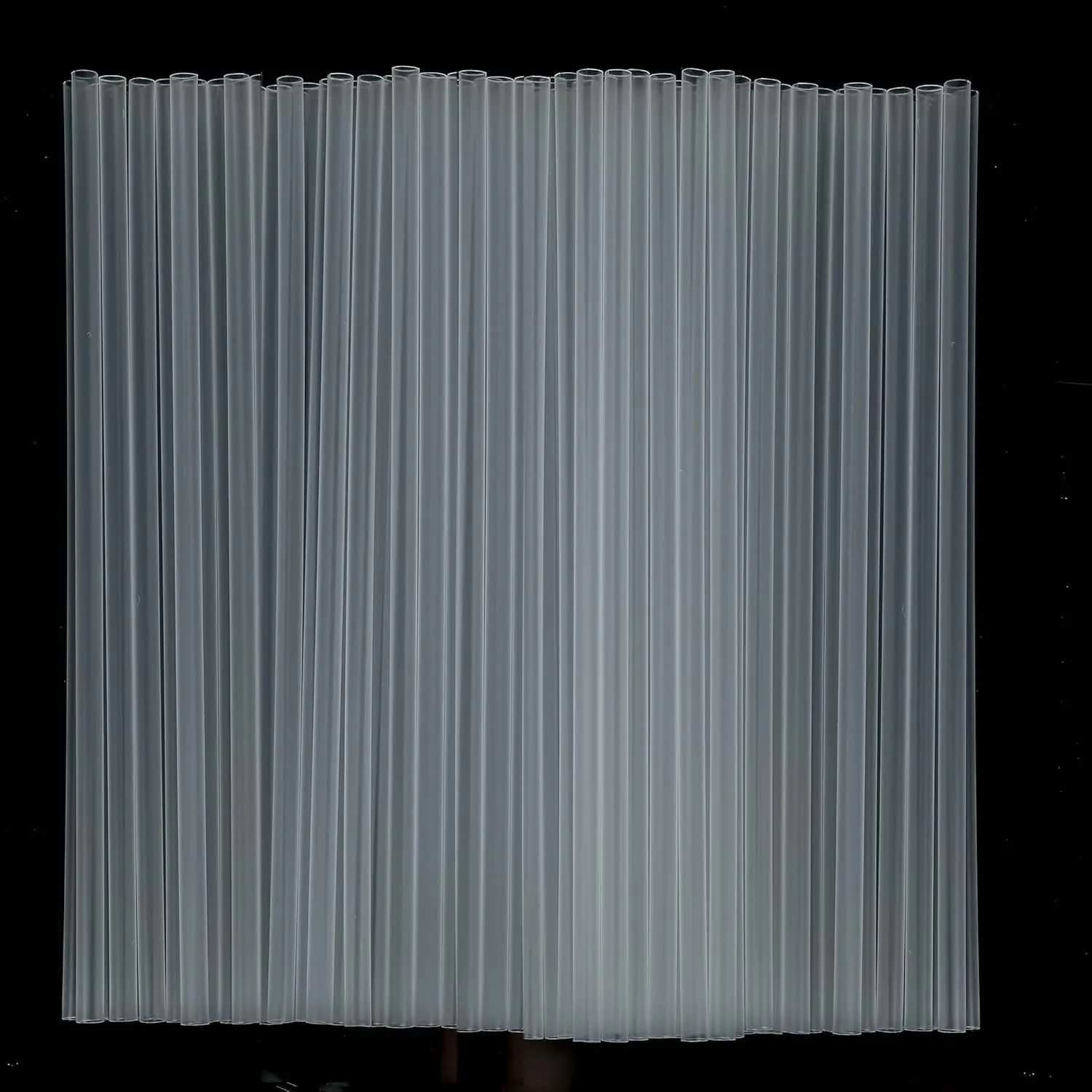 Clear Straws,100 Pcs Long Disposable Plastic Drinking Straws. (0.23''diameter and 10.2"long)-Clear