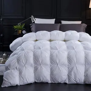 【Goose down twist duvet】【Three Geese】All seasons Five-star hotel quality Fluffy and breathable Goose Down Comforter - 100% Cotton Outer, Ethically Sourced Feathers, Cal-King Size 120x98 inches, All-Season Quilt