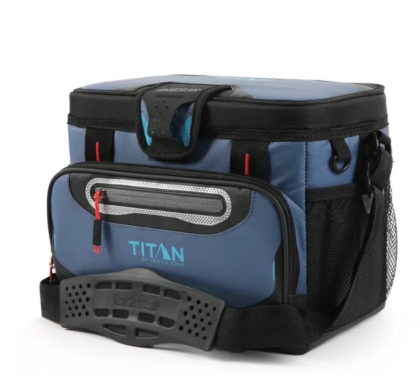 Zipperless Soft Cooler - 12-Can Capacity, 8 Qt, Ocean Blue, for Sports & Outdoor Camping Hiking Use