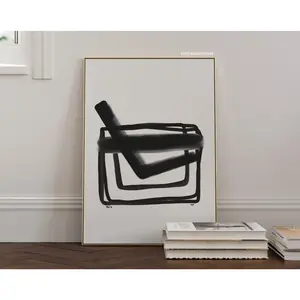 Minimal Black And White Wall Art Prints Trendy Aesthetic Posters Digital Prints Retro Wall Decor Apartment Wall Print Mid Century Modern