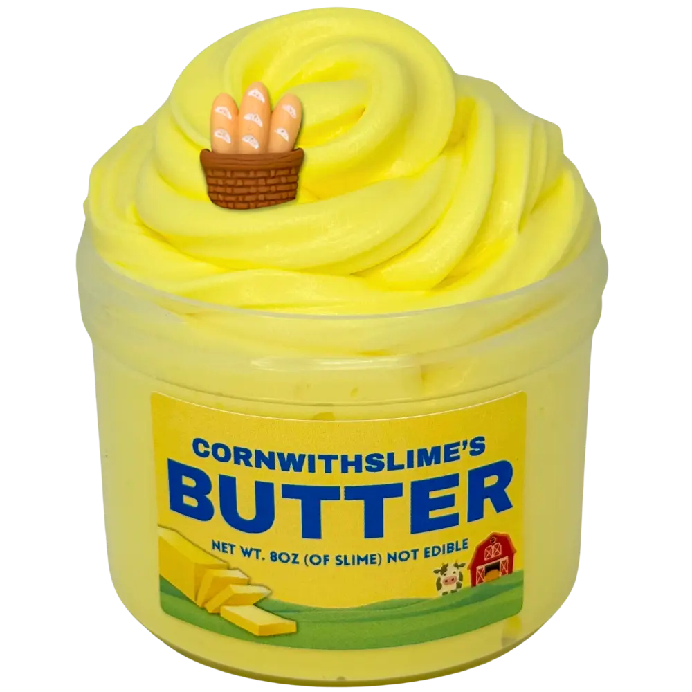 Butter 8oz Slime Butter Texture Scented Danish Butter Cookies + Buttered Popcorn