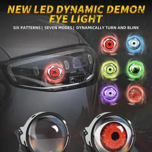 12V Headlight with Adjustable Eye Pattern - Vehicle Custom Lights Adjustable Headlights Led Backlit Led Blinker