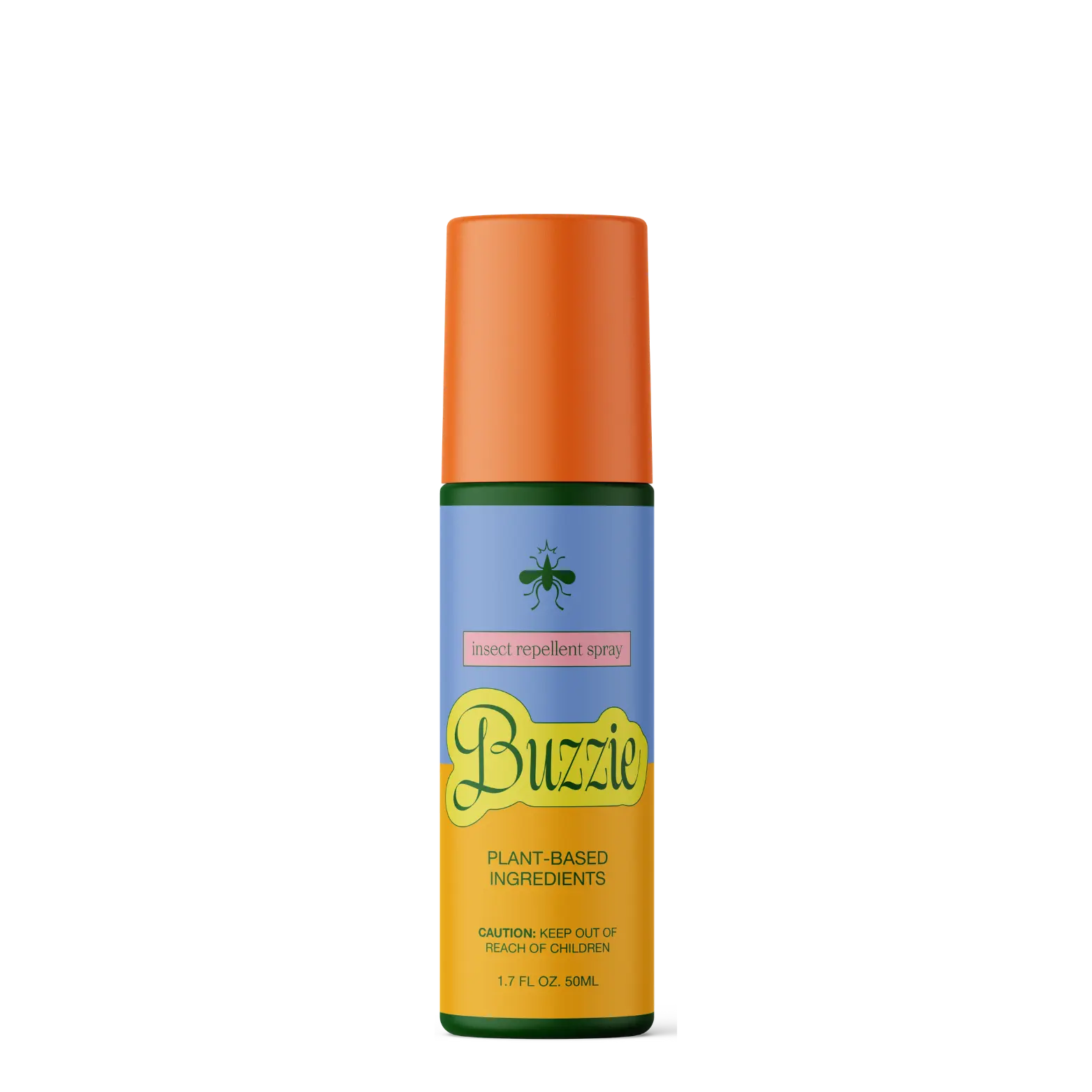Buzzie | Travel Insect Repellent - Plant-Powered Ingredients, 1.7 FL OZ (50 mL) Lightweight Bug Spray That Feels and Smells Great