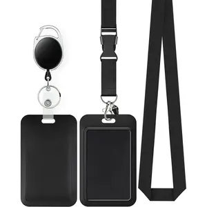 1pc Black Keychain Lanyard Phone Straps for Keys ID Campus Badge Holder Neck Strap Key Cord Hang Rope Nursing School Supplies Adjustable Strap