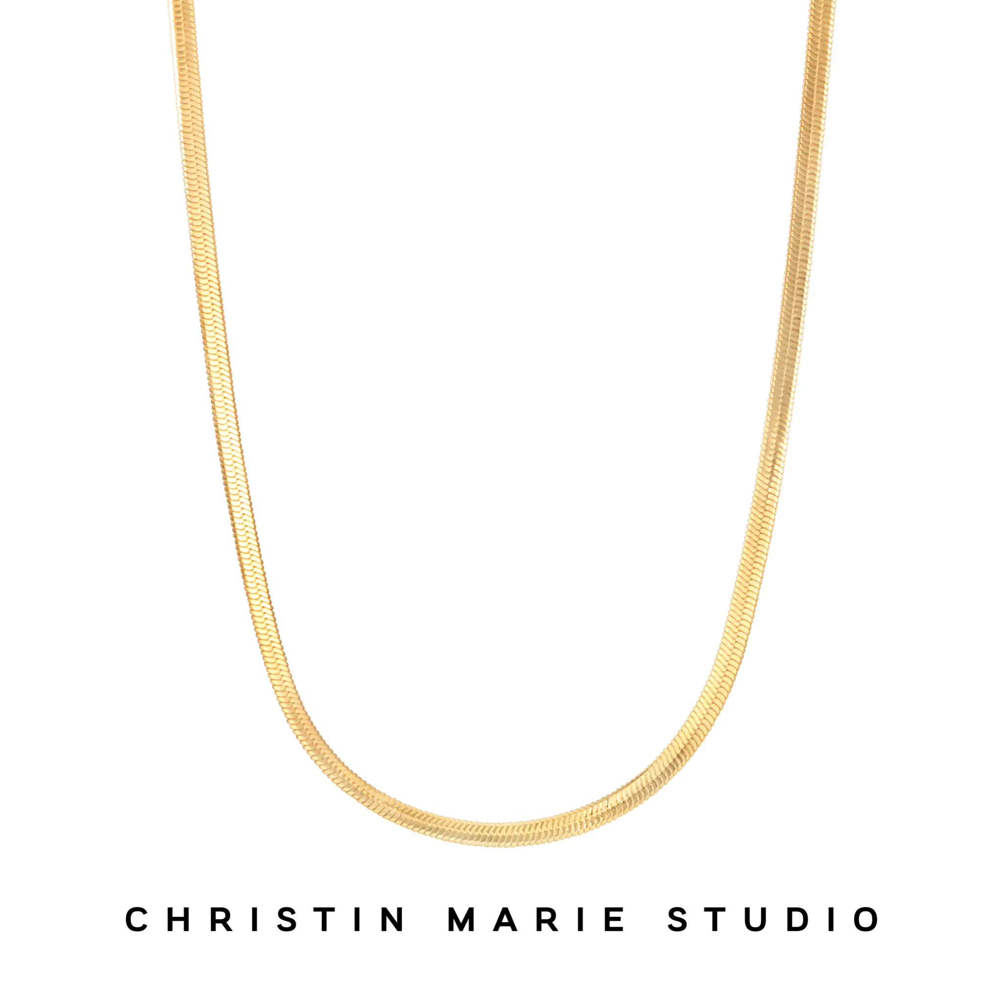 Herringbone Necklace 5mm