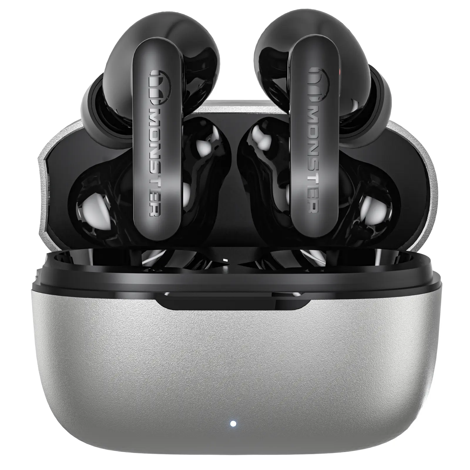 Monster Black Gunmetal TWS Earbuds - High-Quality Audio Experience