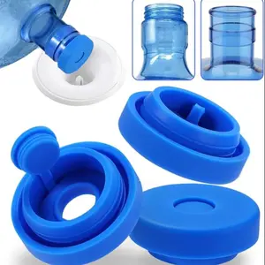 Universal Silicone Sealing Cover for Water Buckets, Eco-Friendly Odorless Design, Dust-Proof Ring for Bottled Water Storage Solution, Silicone Lid