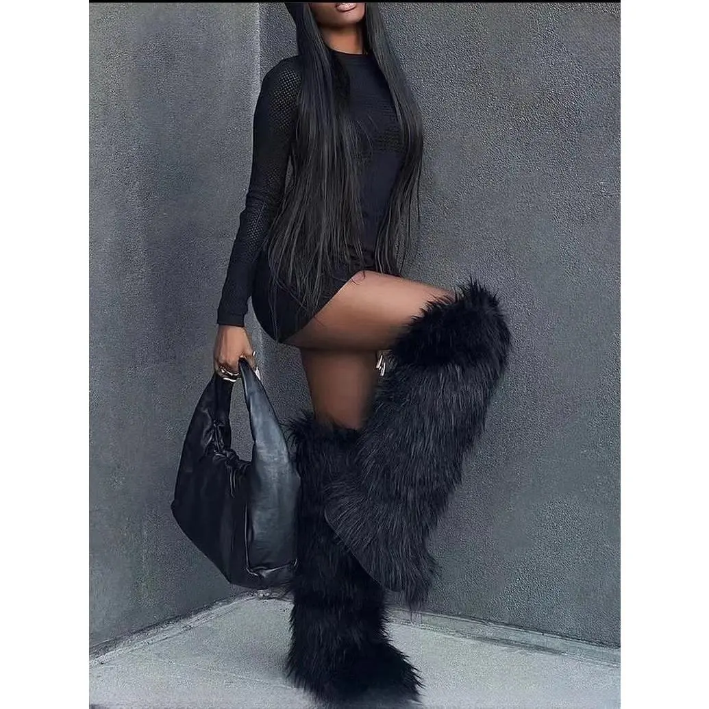 Super Bad Fluffy Boots
