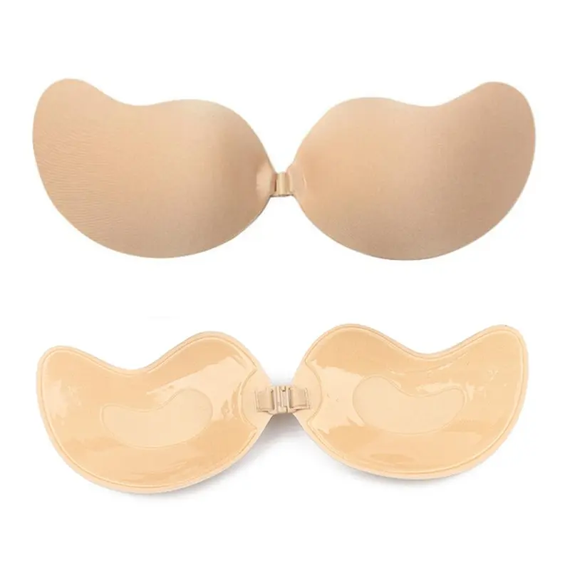 1/2pcs Strapless Self-adhesive Bra Women:Push-up, invisible, breathable, anti-sagging, soft adhesive for summer outfits