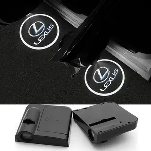 1/2/4Pcs Wireless Car Door Led Logo Laser Projector LED Welcome Light Ghost Shadow Light for Lexus F Sport ES300 RX300 RX330 RX350 IS200 IS250 IS300 GS300 NX300 Ct200h ES300h IS300h NX300h GX470 LX570 LS430 LS460 LS GS NX UX RX LX GX