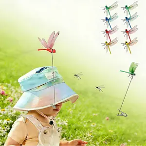 8PCS Mosquito-repellent Dragonfly Ornament - Effective Mosquito Repellent Dragonfly Clasp - Perfect for Fishing, Hiking & Camping Sun Hats