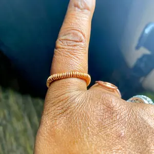 CIRCLE HANDMADE BY CHIEF KANDAKE COPPER RING UNISEX