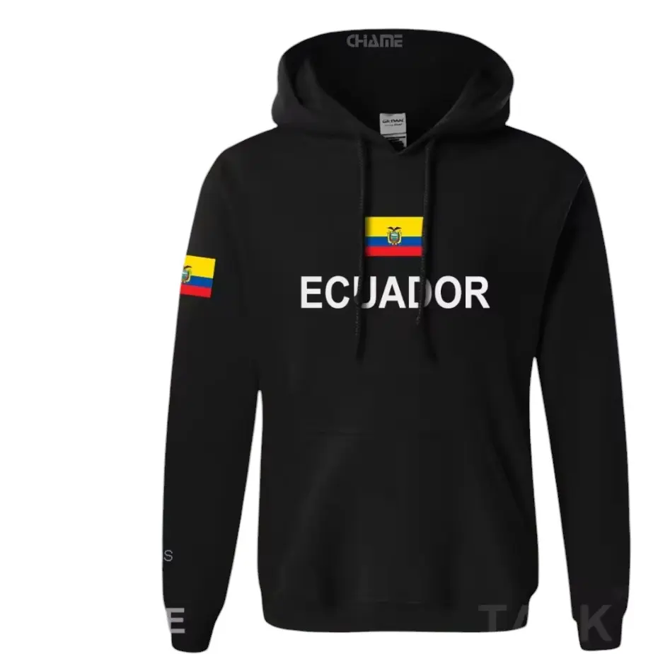 Ecuador Hoodie for Men - Sweaters and Pullovers - Menswear Casual Long Sleeve Soft Clothing