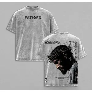 valentine shirts  FATHER , FORGIVE THEM Vintage Jesus Christian Oversized washed cotton T-Shirt / Tank Top / Hoodies, God Inspires Faith Graphic Tee, Religious Streetwear, Gospel Worship Shirt, Gift for Believers