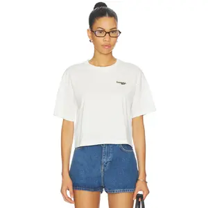 Lacoste Relaxed Fit Jersey Tee in White