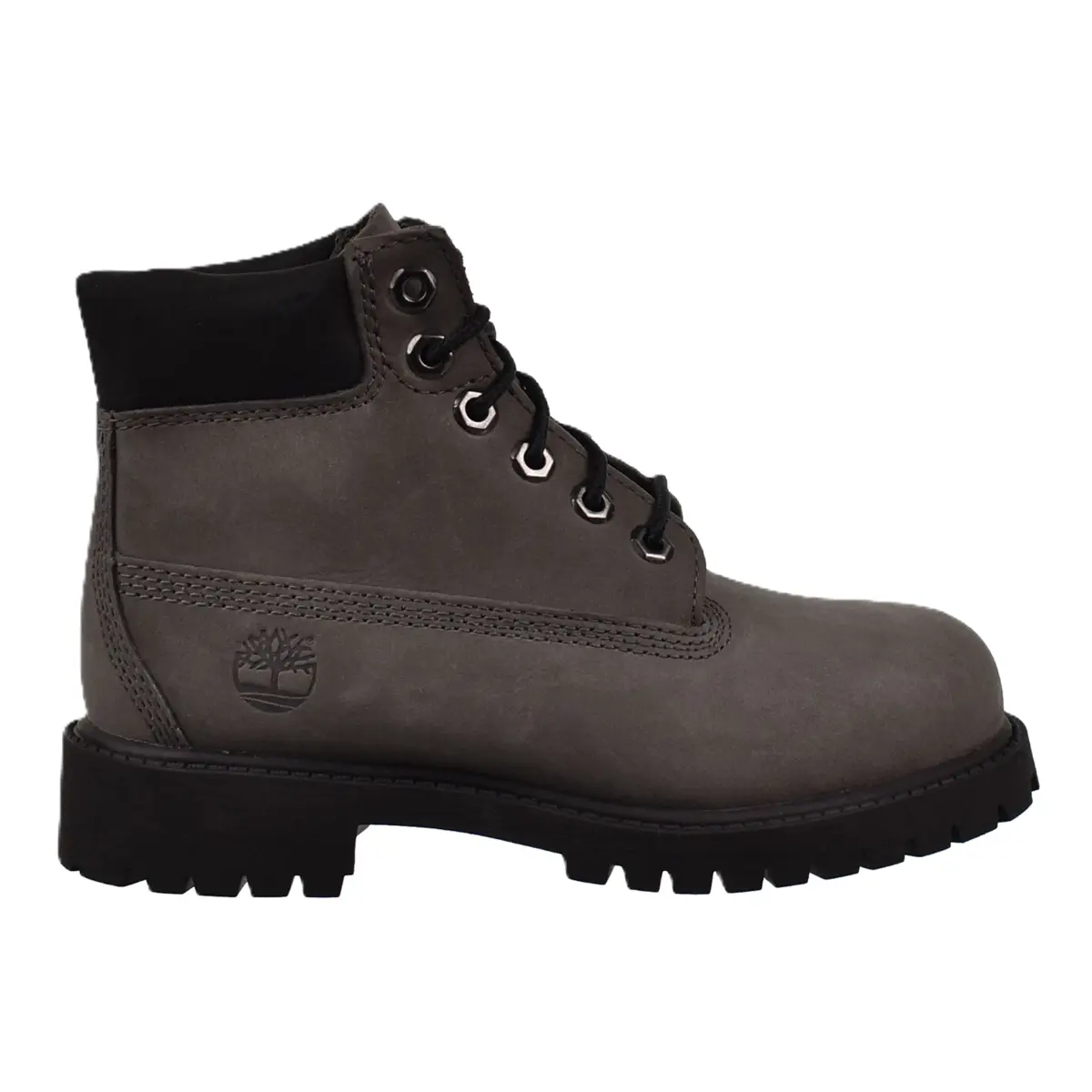 Timberland 6" Premium Boot Grey Kids Fashion Shoes New