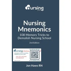 USED-Nursing Mnemonics: 108 Memory Tricks to Demolish Nursing School by Haws, Jon (Paperback)