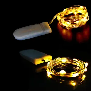 12pcs 2M 10LEDs Fairy Lights Copper Wire Waterproof Garland DIY LED String Lights Christmas Party Bedroom Wedding Decoration