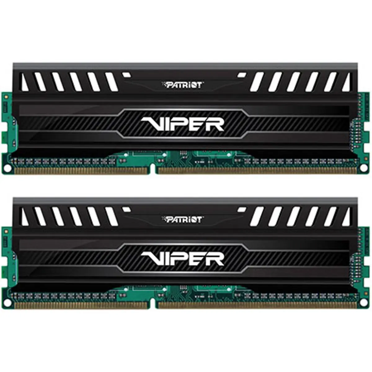 Patriot Viper 3 16GB (2x 8GB) DDR3 PC3-12800 1600MHz Dual Channel Memory Module Kit, 240-pin Dual In-line, 10 Timing, Non-ECC, 1.5V, Black Mamba