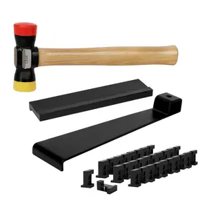 Laminate  Flooring Installation Kit with Reinforced Double-Faced Mallet, Heavy Duty Pull Bar, Tapping Block, 30- Spacers, Professional Flooring Tools for Laminate, Hardwood, Vinyl
