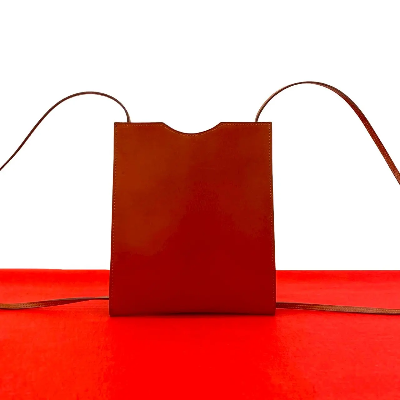 Pre-owned HERMÈS Calfskin Shoulder Bags Hermes Omnibus Box Calf mini shoulder bag