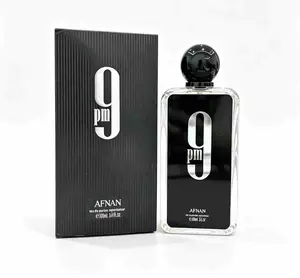 AFNAN 9 PM Men’s Cologne 100ml | Sweet Vanilla Amber Eau de Parfum | Long Lasting Date Night & Compliment Getter Fragrance